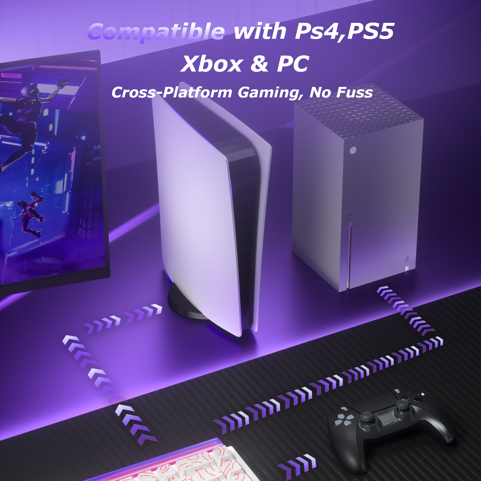 COER 68 Wired Magnetic Keyboard