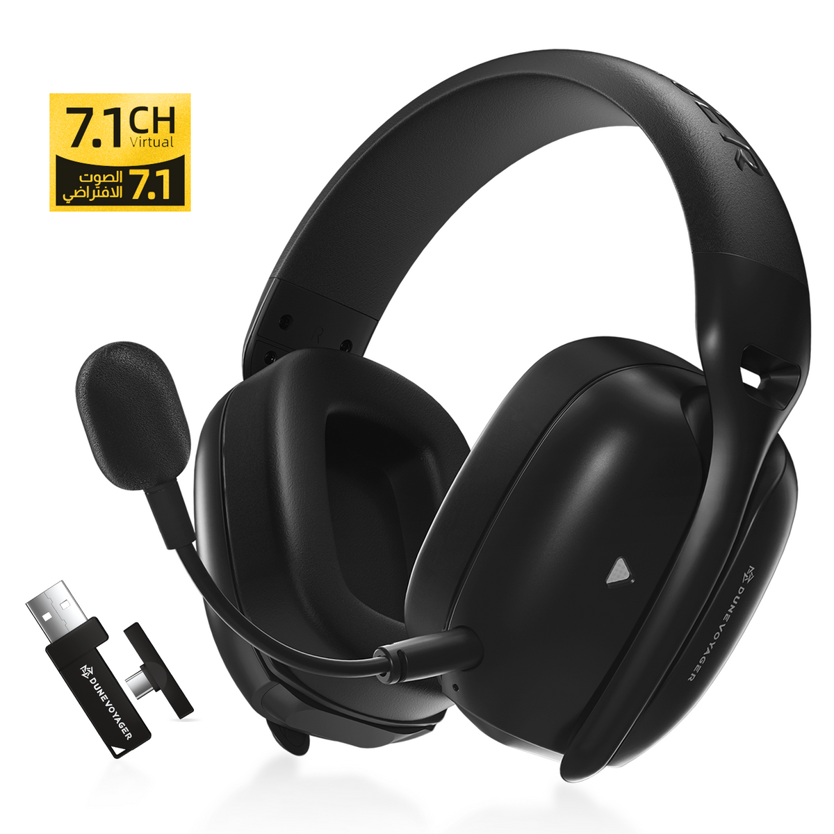 T3 Wireless Gaming Headset — Black