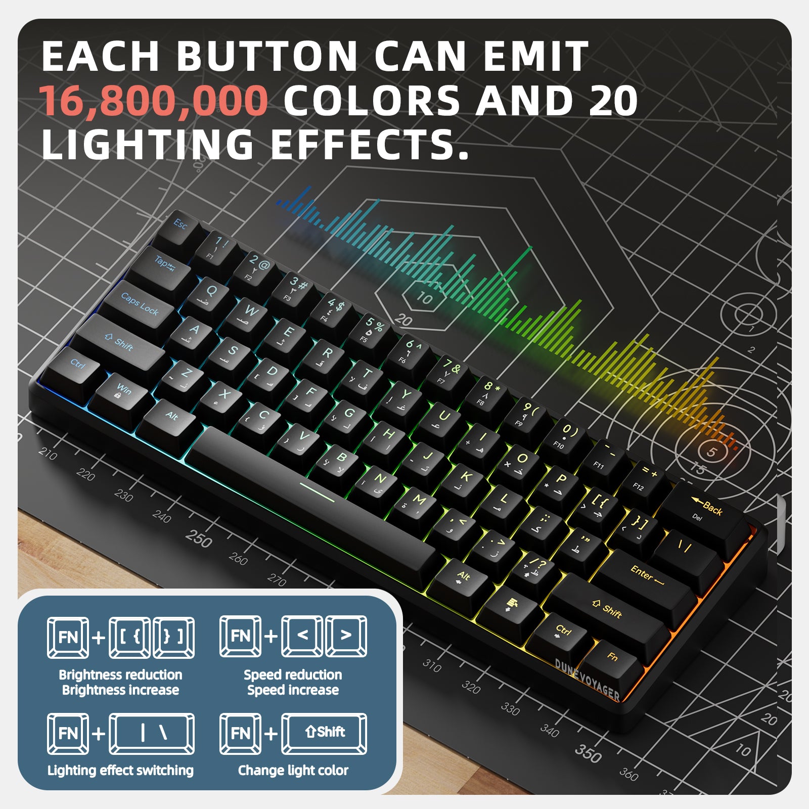 GK04 Wired Mechanical Keyboard