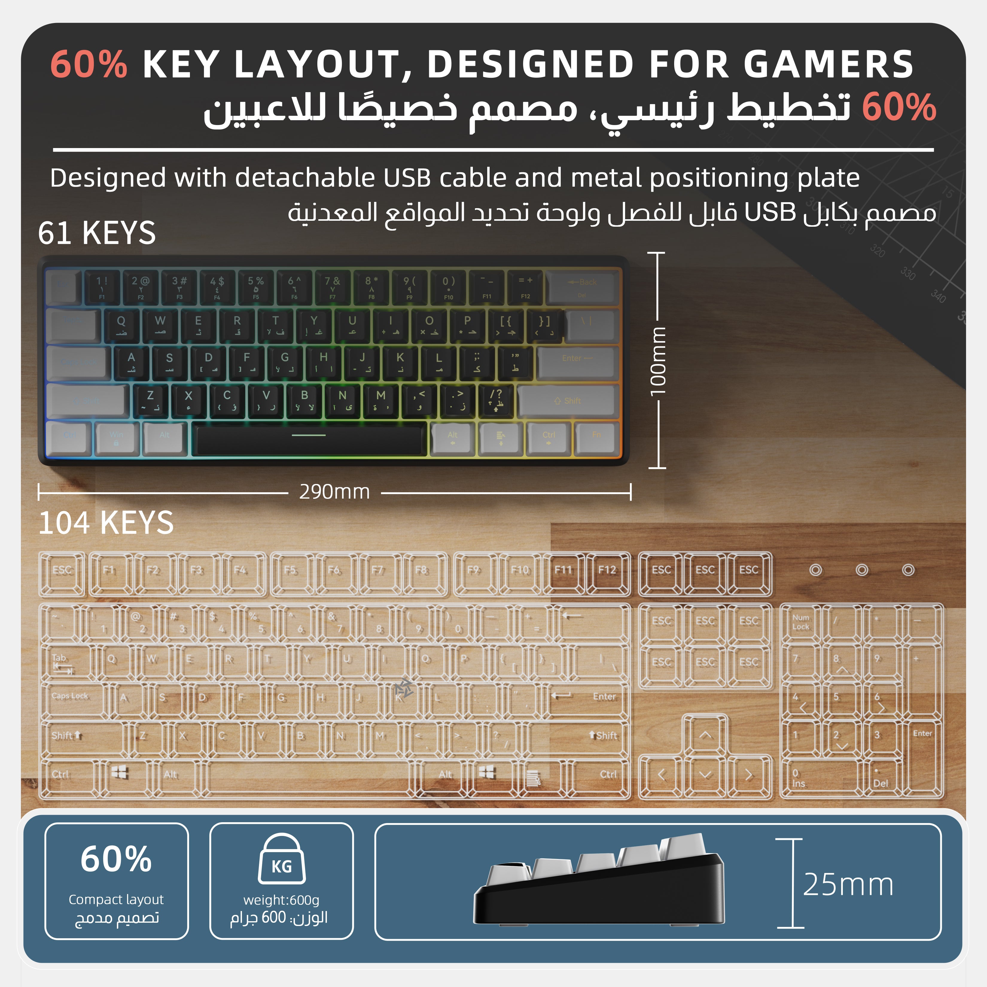 GK02 Wired Mechanical Keyboard