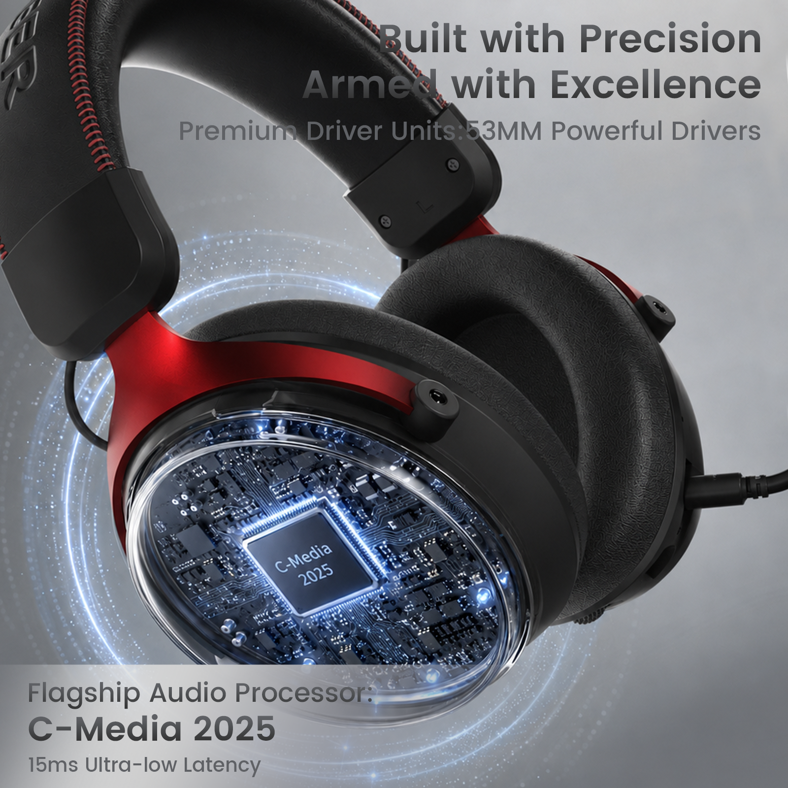 C3 Wireless Gaming Headset — Black