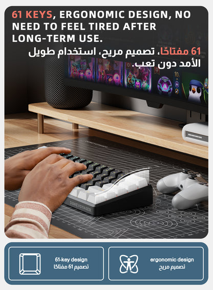 B60 Wireless Mechanical Keyboard — Black