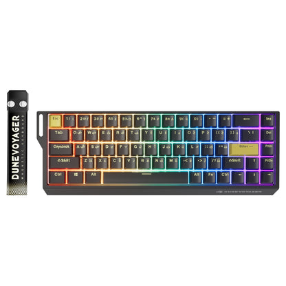 COER 68C Wired Magnetic Keyboard — White