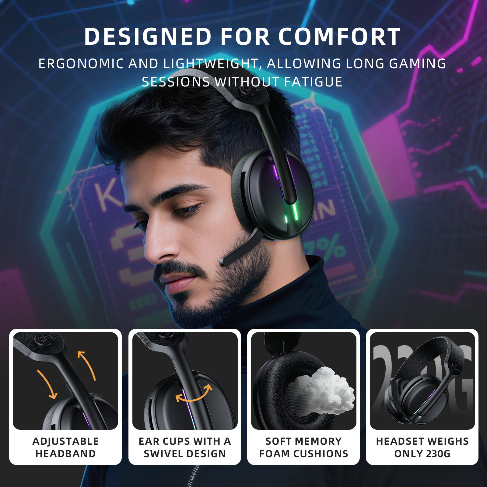 T2 Wireless Gaming Headset