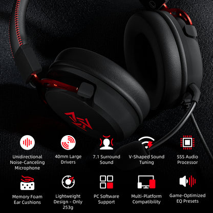 C2 Wired Gaming Headset — Black