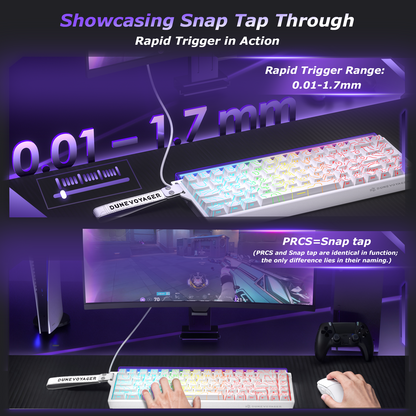 COER 68 Wired Magnetic Keyboard