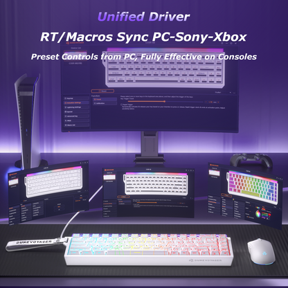 COER 68 Wired Magnetic Keyboard