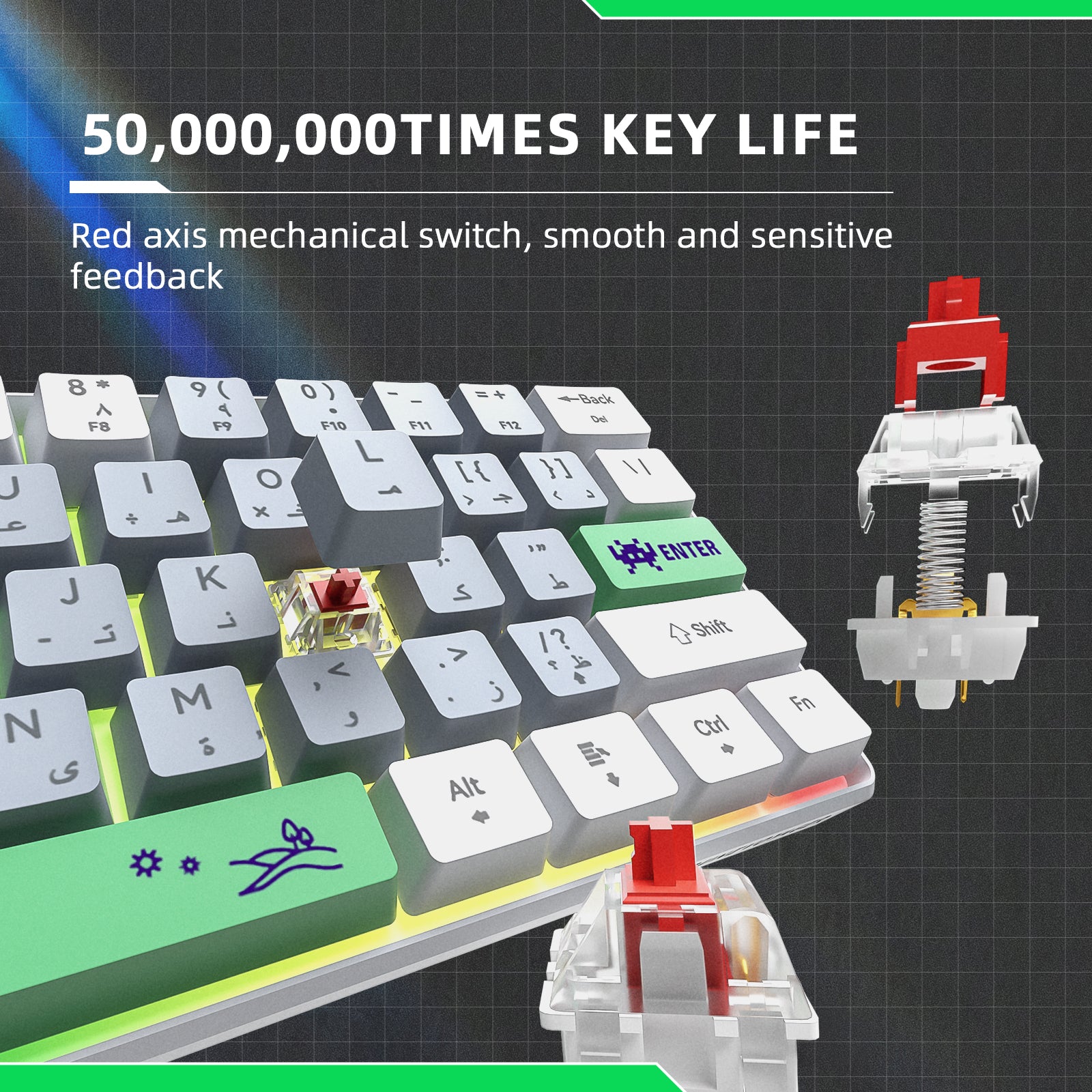GK01 Wired Mechanical Keyboard