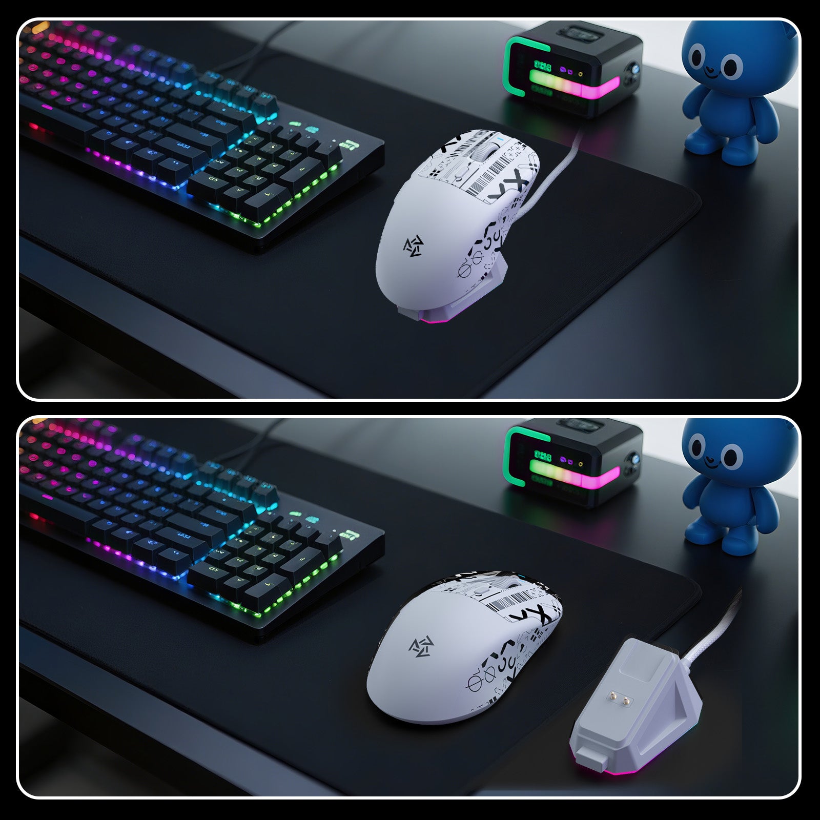 SE1 Wireless Gaming Mouse — White S205