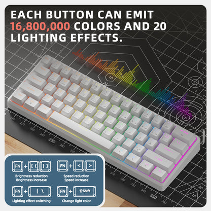 GK05 Wired Mechanical Keyboard