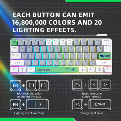GK01 Wired Mechanical Keyboard