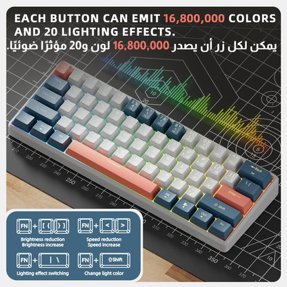 GK03 Wired Mechanical Keyboard