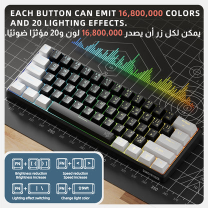 GK02 Wired Mechanical Keyboard
