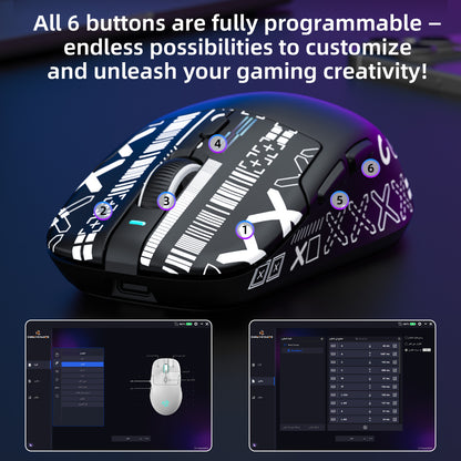 SE1 Wireless Gaming Mouse — Black S205