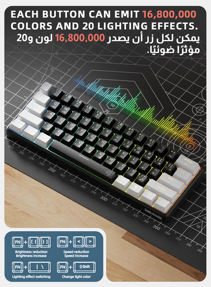 B60 Wireless Mechanical Keyboard — Black