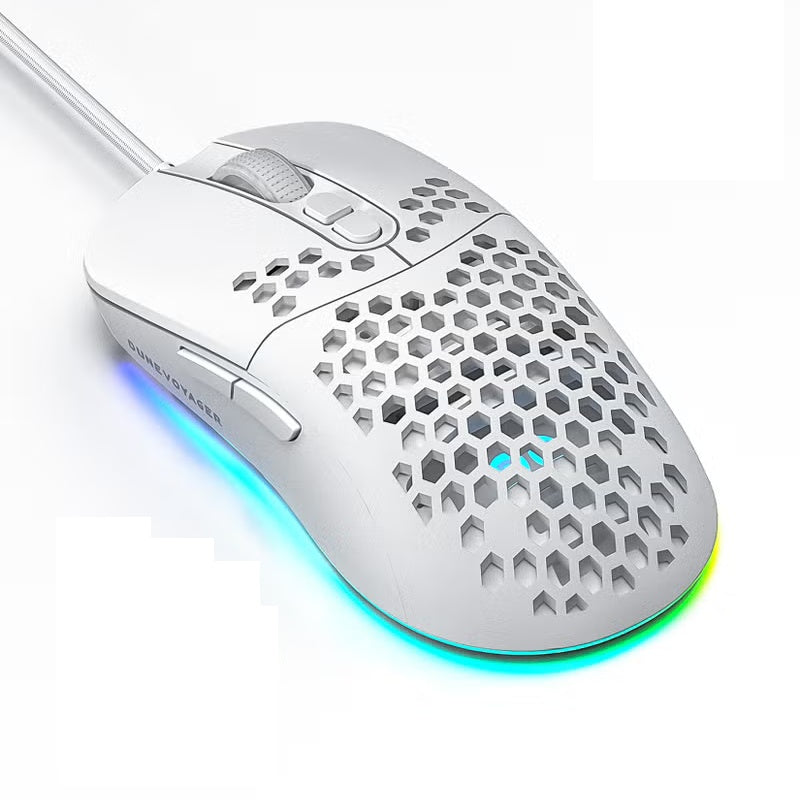 GE4 Wired Gaming Mouse — White
