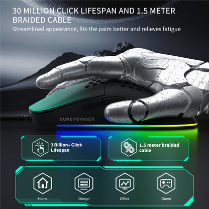 GE4 Wired Gaming Mouse — Black