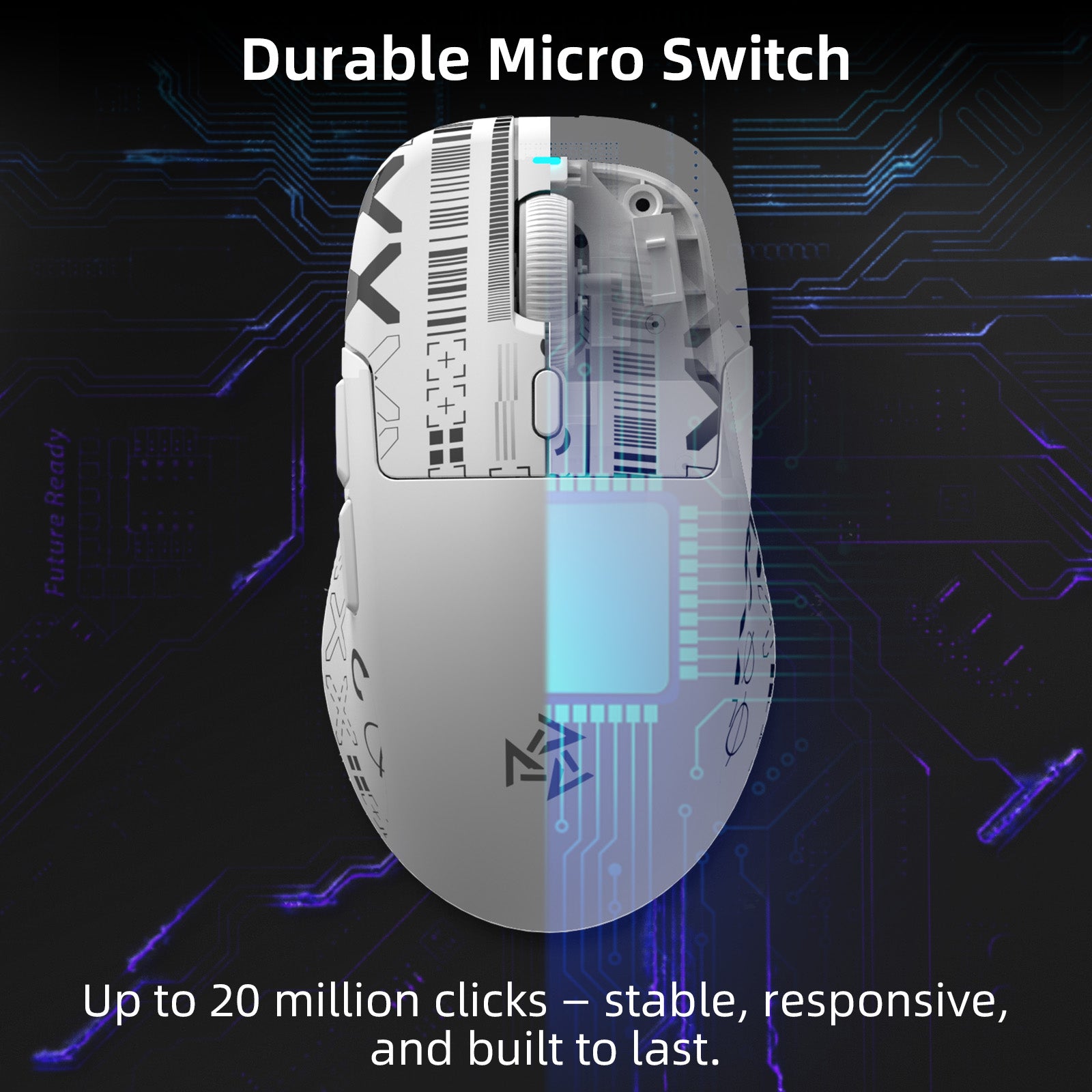 SE1 Wireless Gaming Mouse — White S205