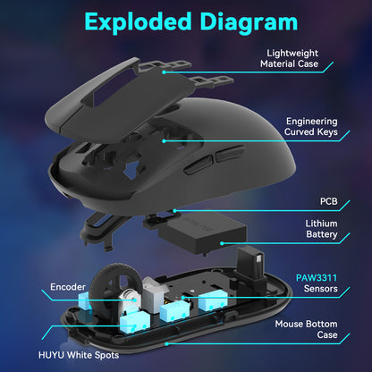 SE2 Wireless Gaming Mouse — Black