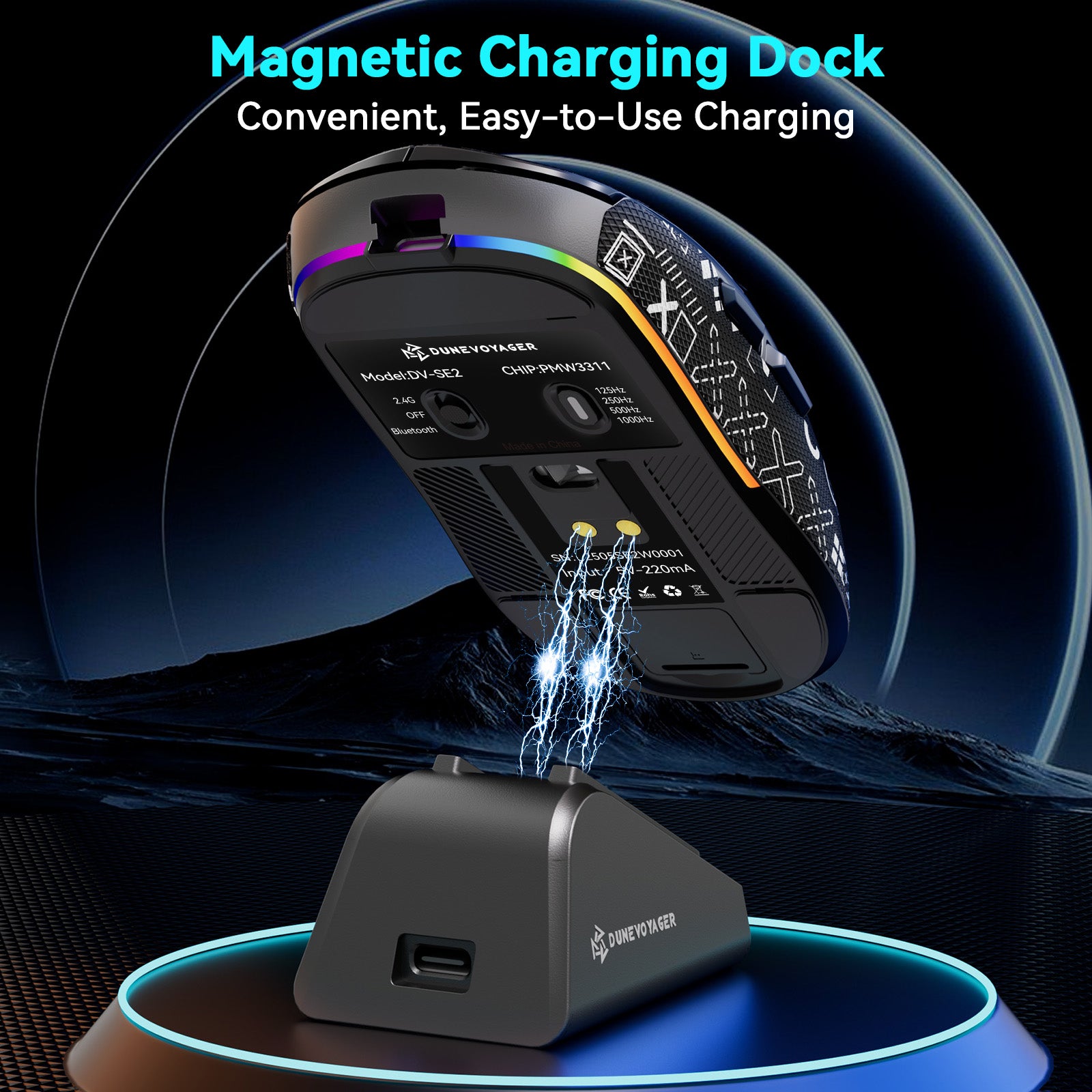 SE2 Wireless Gaming Mouse — Black