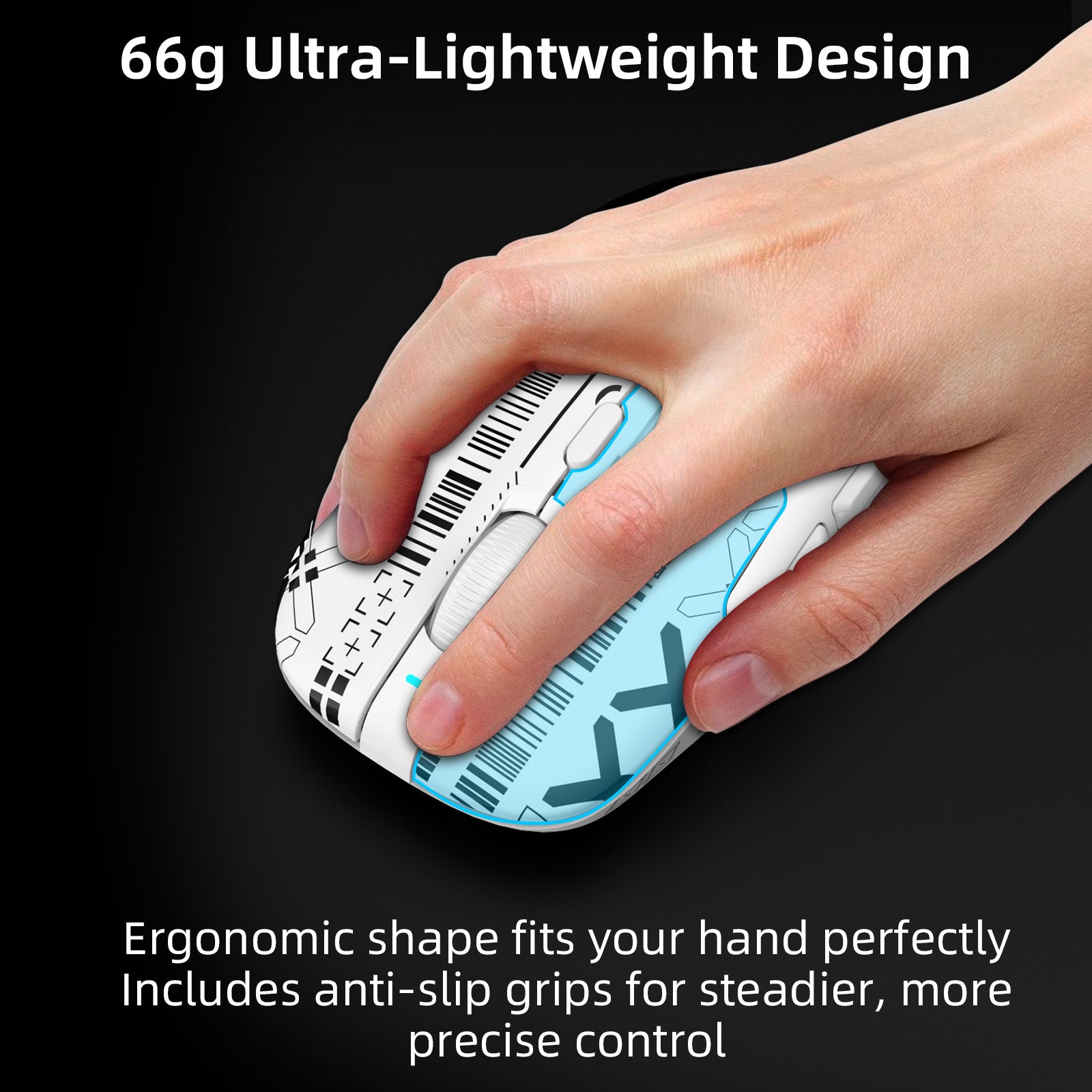 SE1 Wireless Gaming Mouse — White S205