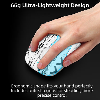 SE1 Wireless Gaming Mouse — White S205