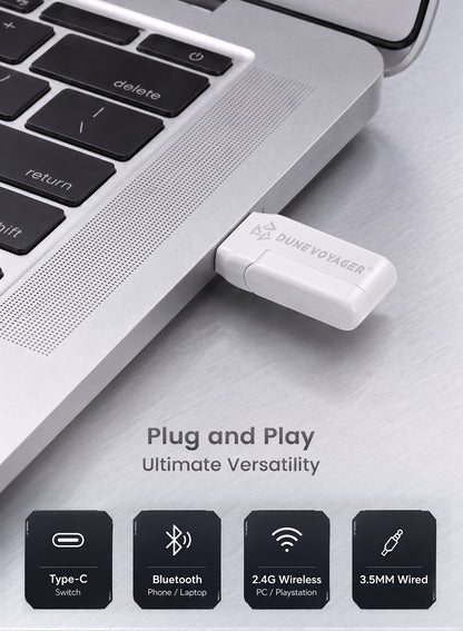 سماعة الألعاب اللاسلكية C3 Pro — أبيض