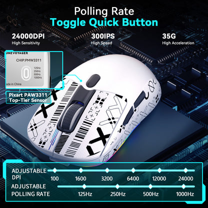 SE2 Wireless Gaming Mouse — White