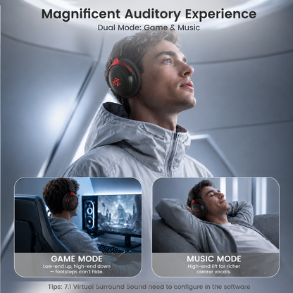 C3 Wireless Gaming Headset — Black