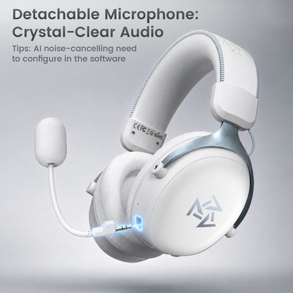 C3 Wireless Gaming Headset — White