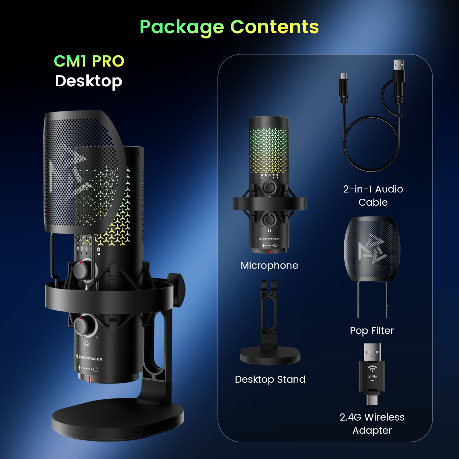 CM1 PRO Microphone - Desktop