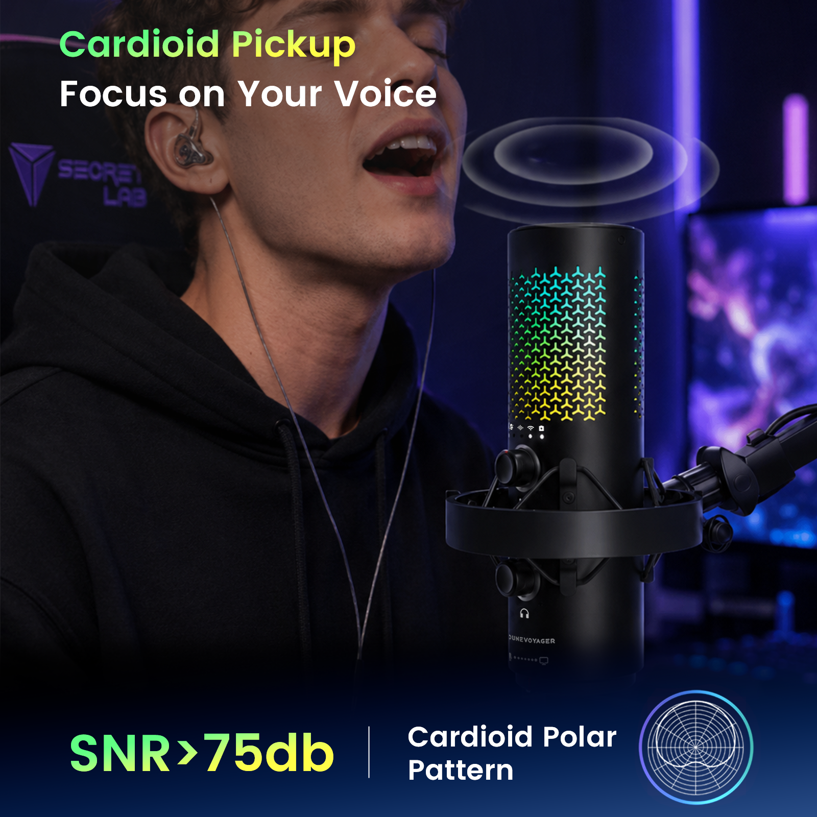 CM1 PRO Microphone - Boom Arm