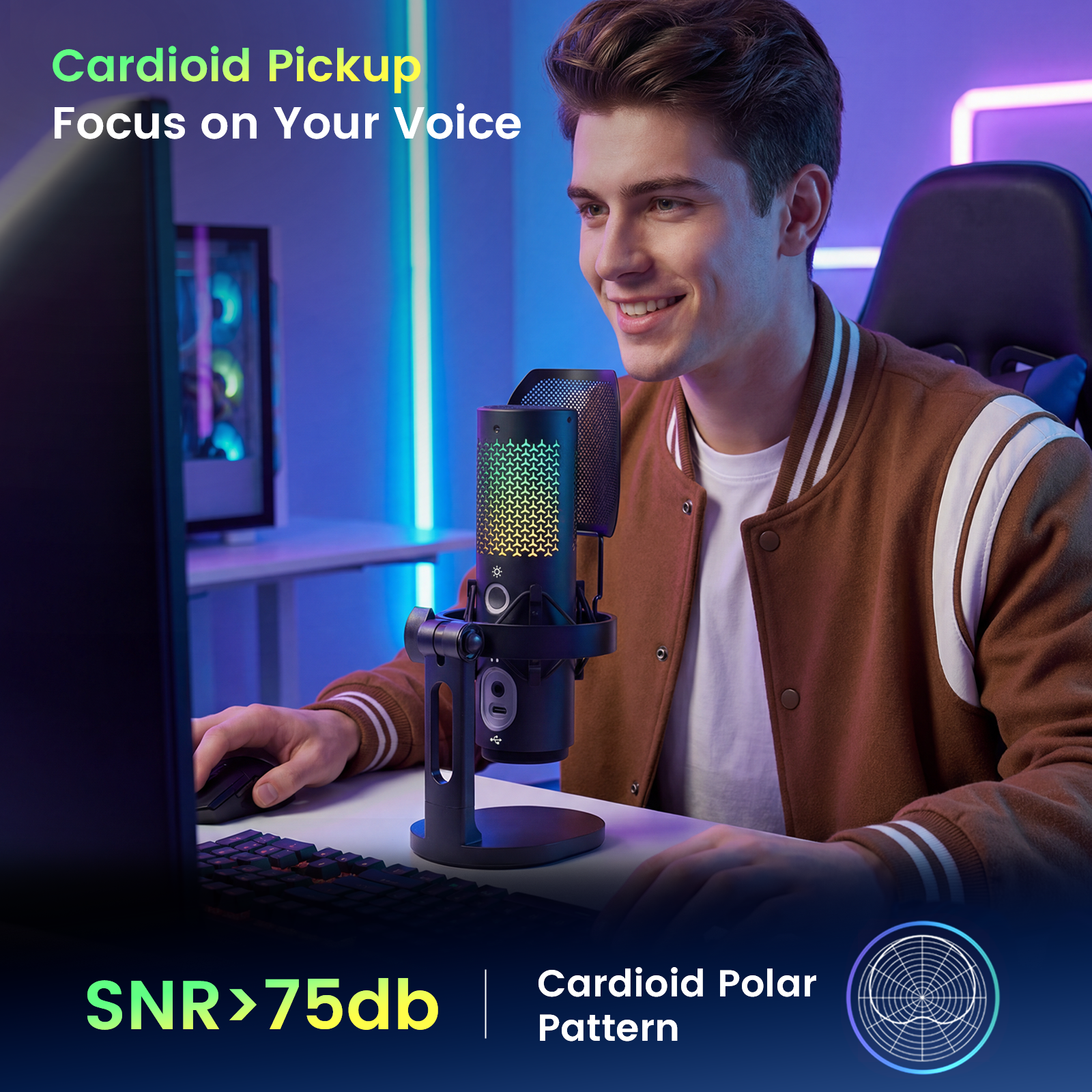 CM1 PRO Microphone - Desktop