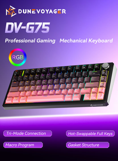 G75 Wireless Mechanical Keyboard - Cherry Gradient