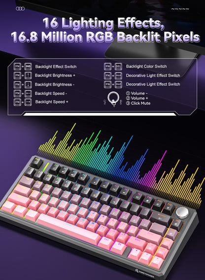G75 Wireless Mechanical Keyboard - Cherry Gradient