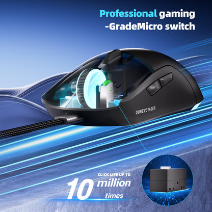 GE7 Wired Gaming Mouse - Black