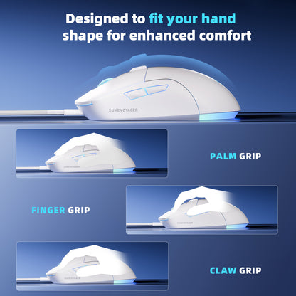 GE7 Wired Gaming Mouse - White