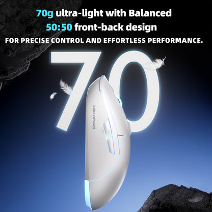 GE7 Wired Gaming Mouse - White