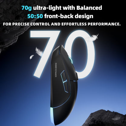 GE7 Wired Gaming Mouse - Black