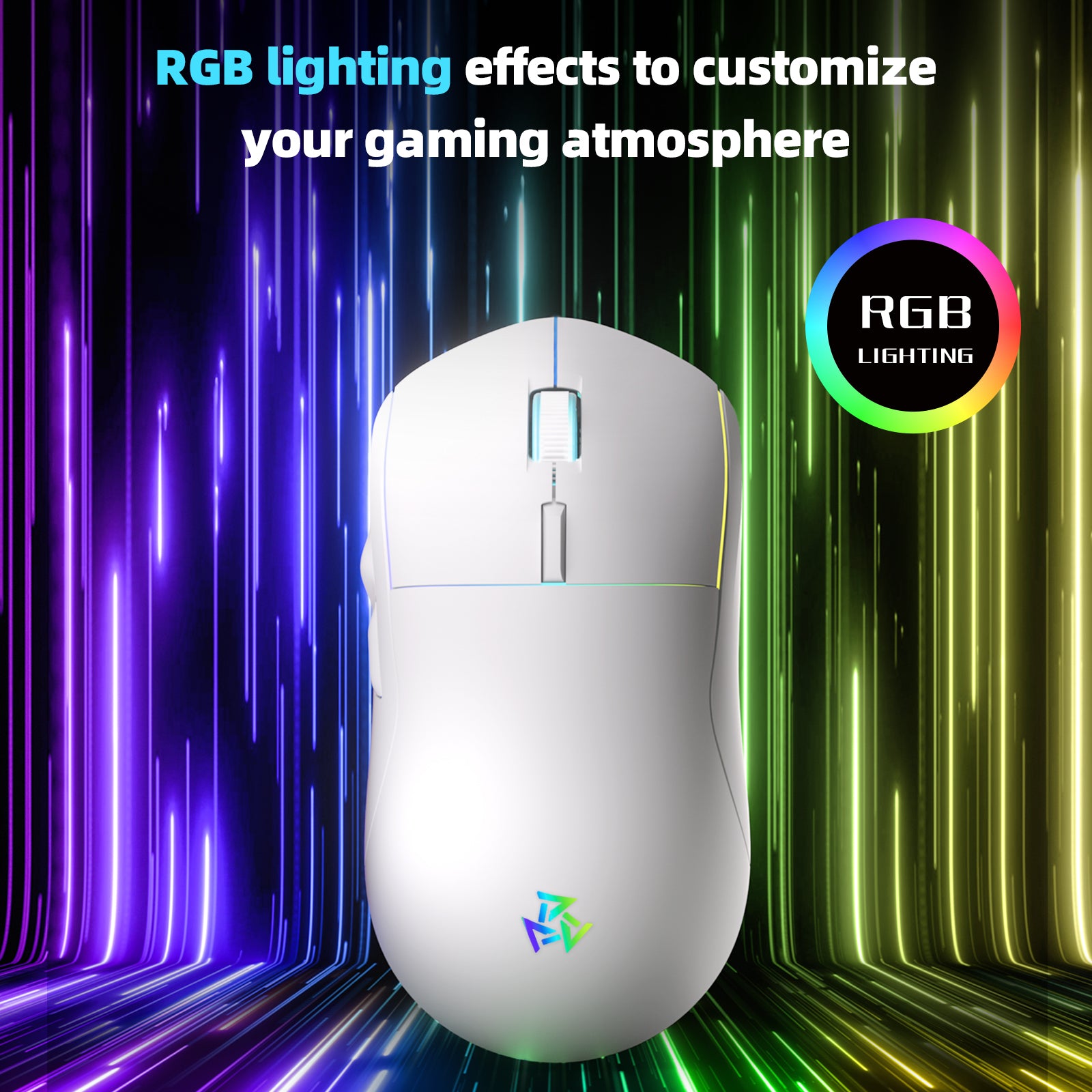 GE7 Wired Gaming Mouse - White