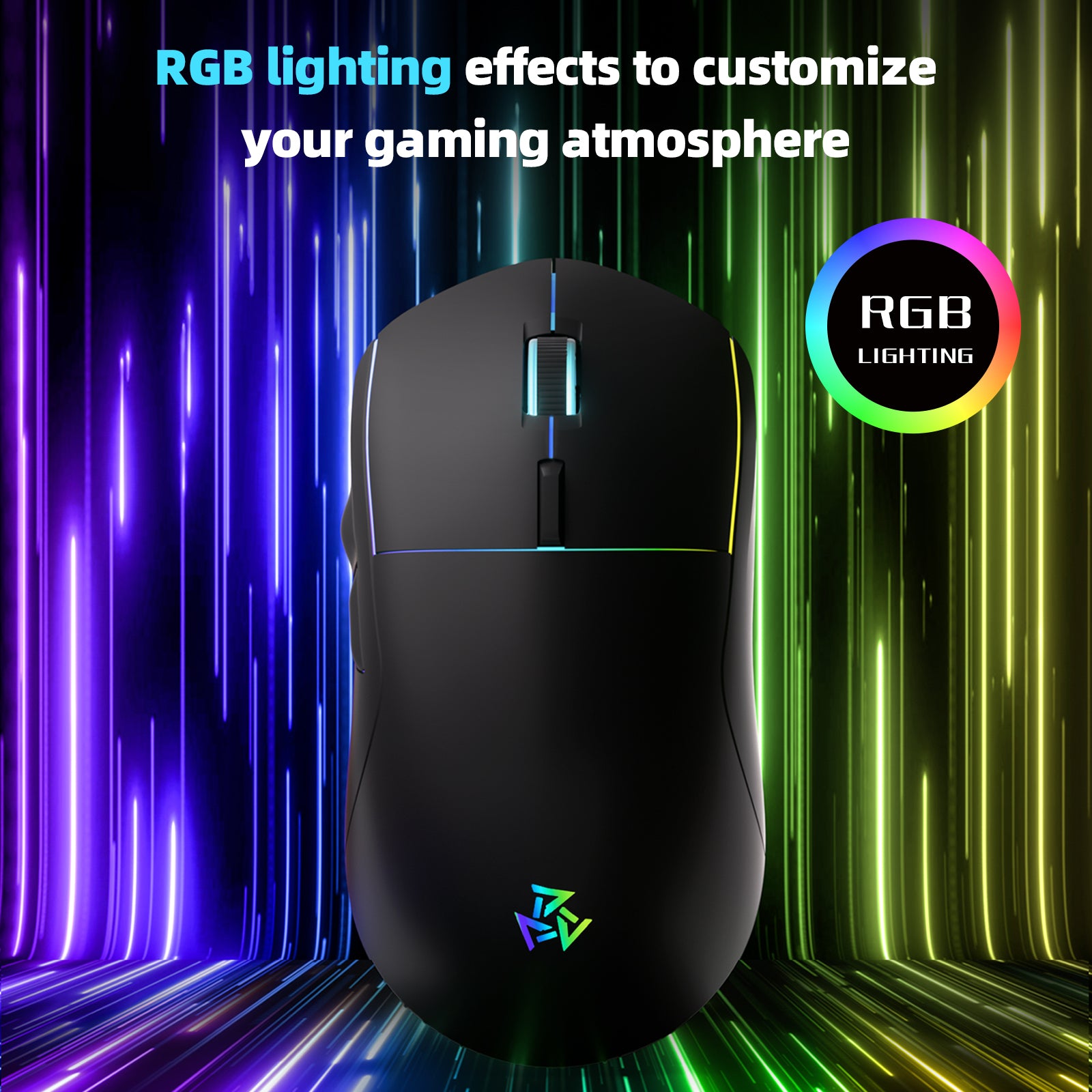 GE7 Wired Gaming Mouse - Black
