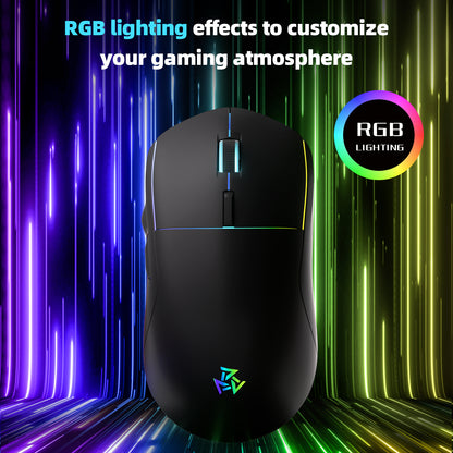 GE7 Wired Gaming Mouse - Black