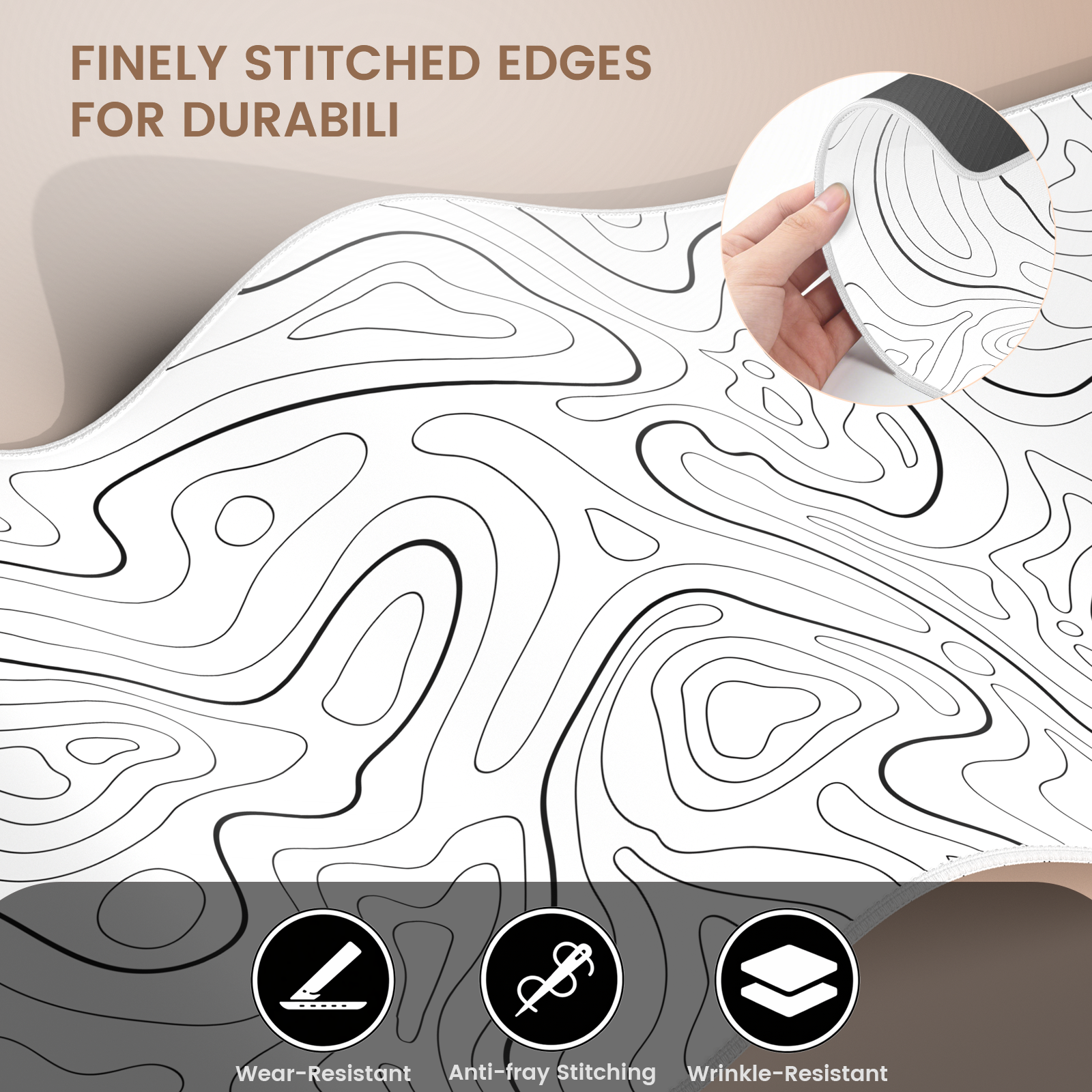 M1P Gaming Mouse Pad — 1200x600x4mm