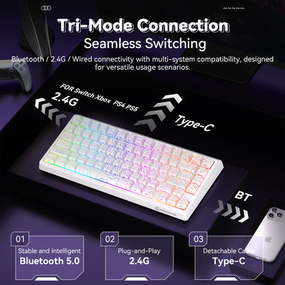 N75 Mechanical Keyboard - White