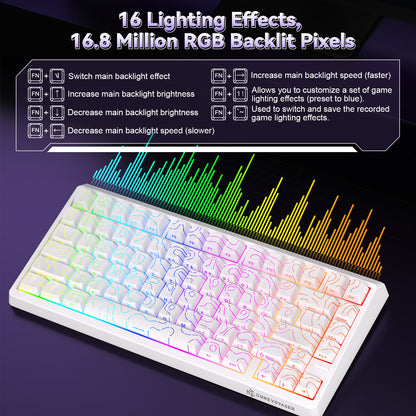 N75 Mechanical Keyboard - White