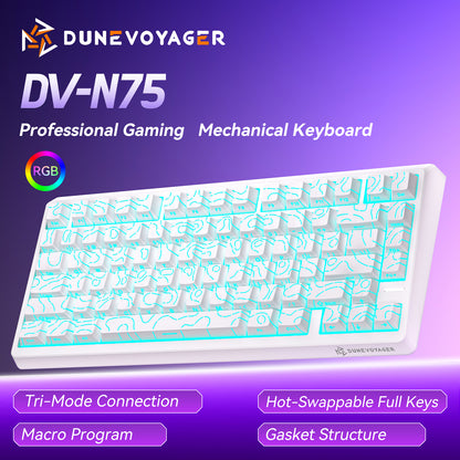 N75 Mechanical Keyboard - White