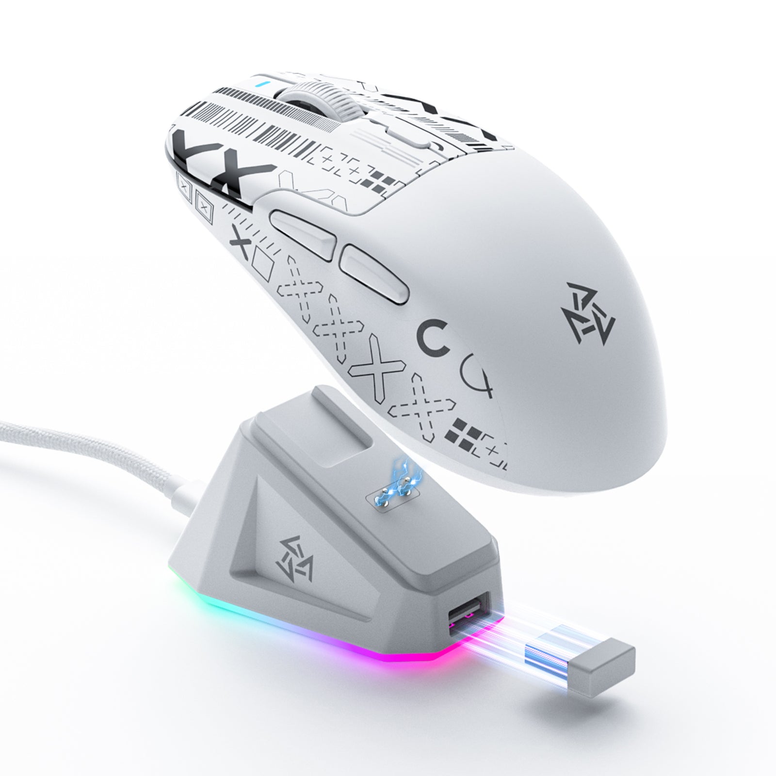 SE1 Wireless Gaming Mouse — White S205