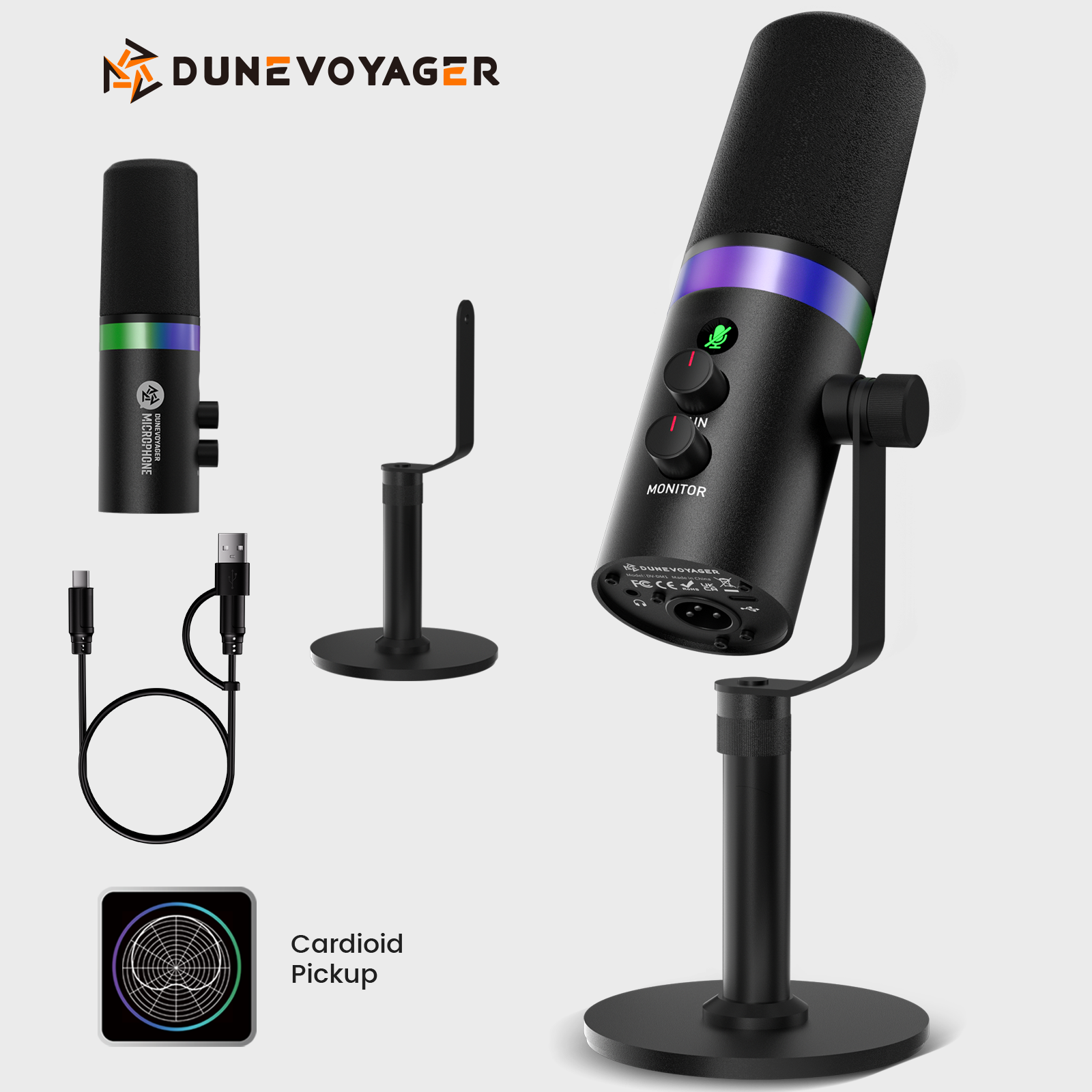 DM1 Dynamic Microphone - Desktop