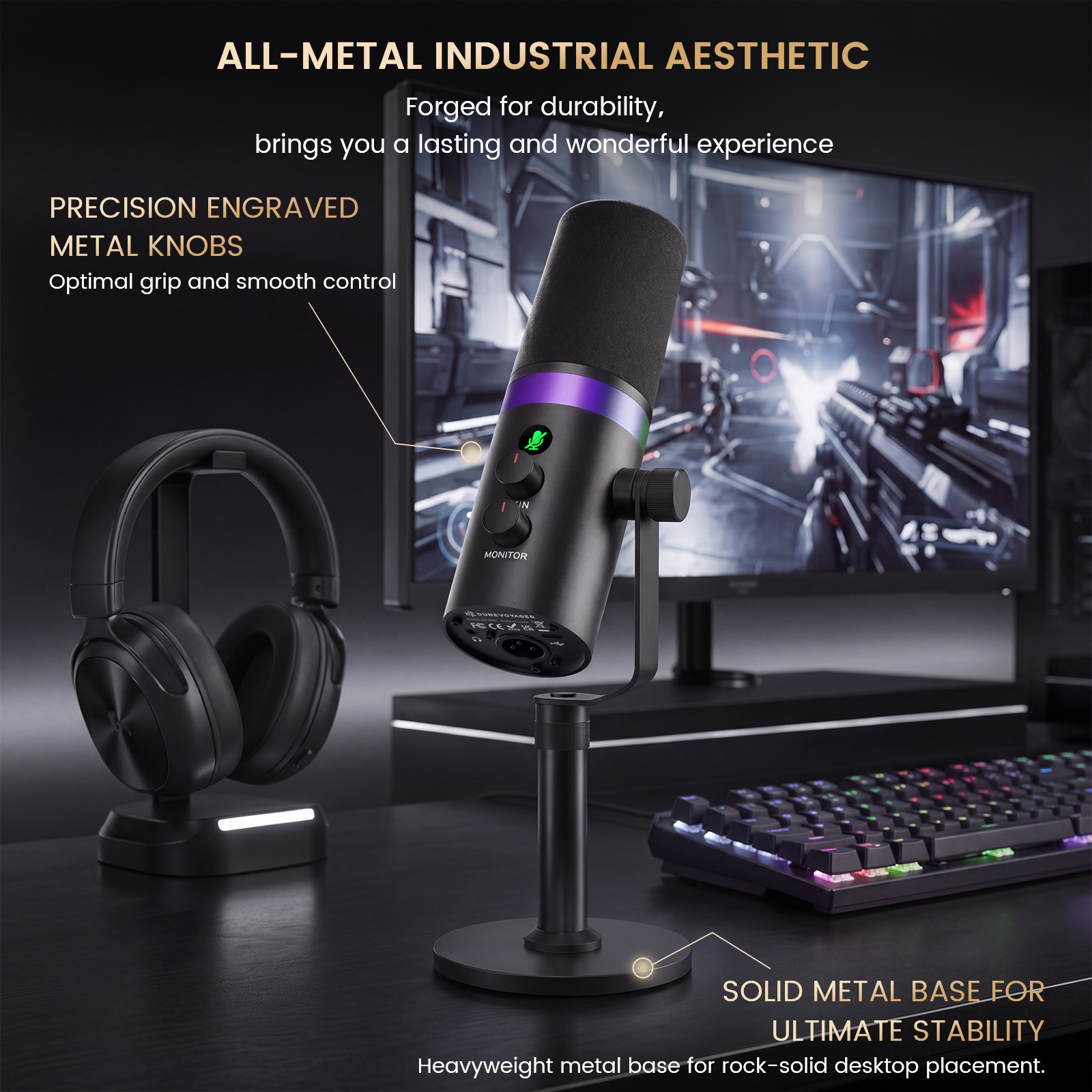 DM1 Dynamic Microphone - Desktop